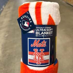 Fanatics New York Mets WinCraft Ultra Plush 50" x 60" Throw Blanket